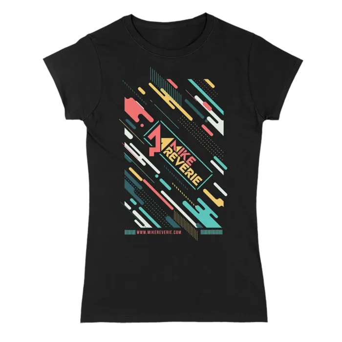 Colourful Abstract Women's T-Shirt - Image 2